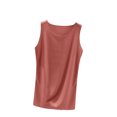 thumbnail image 1 of Gfyviroh Women's Sleeveless Tank Tops Seamless Casual Solid Color Undershirts Crewneck Sleeveless Breathable Tops, 1 of 7