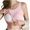 thumbnail image 1 of Gfyviroh Women's Tank Tops Comfortable Sleeveless Breathable Loungewear Tops Crewneck Chest Padded Solid Color Undershirts, 1 of 7