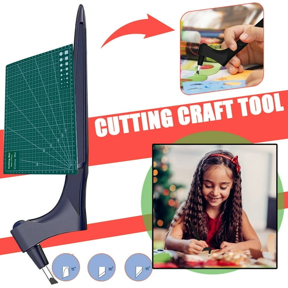 Ggdda Big Deals! Rotating Tool Slice Set Stainless Steel With 360 With 1Cushion Craft Artscrafts Sewing Gyro Cutter
