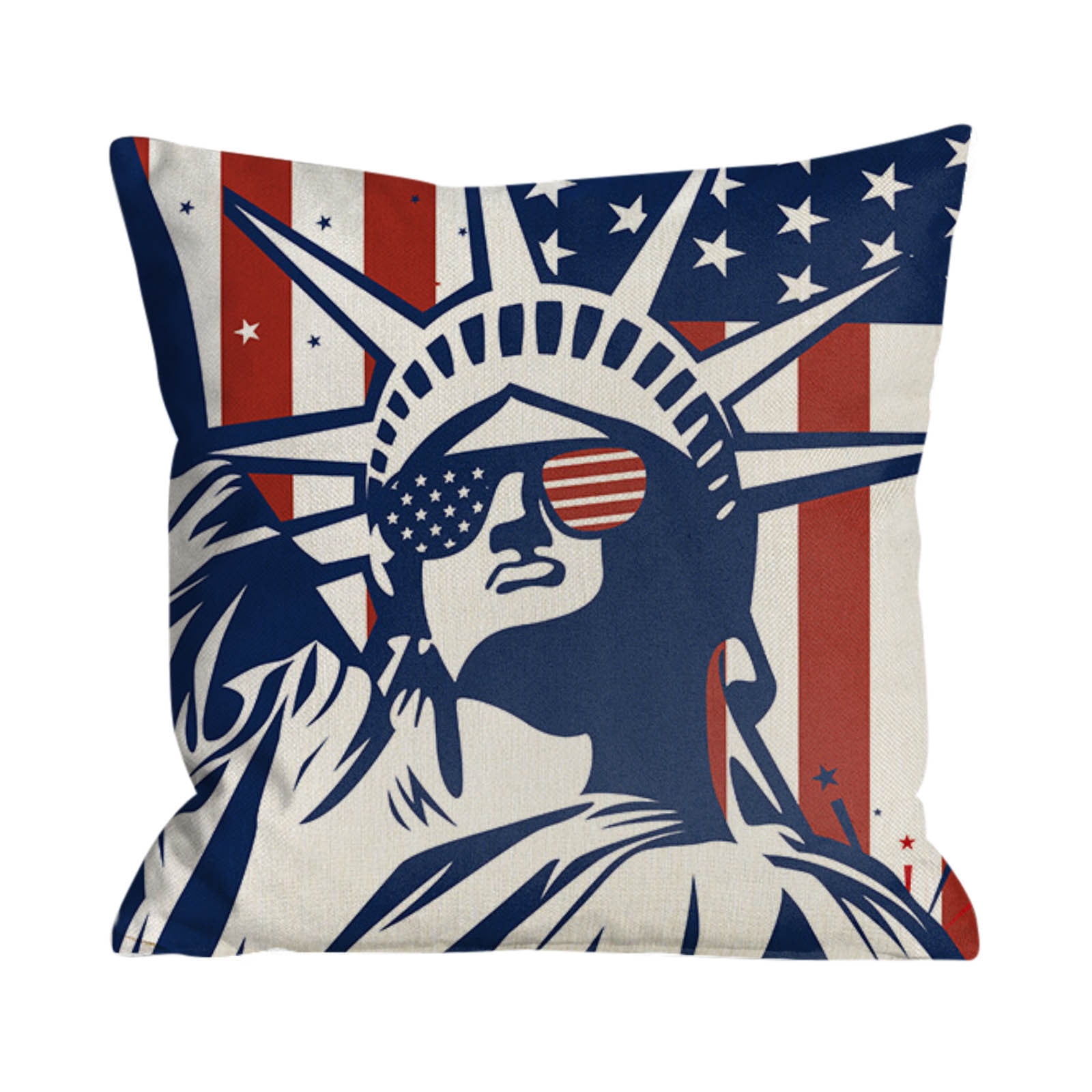Ggdda Silk Pillow Cases 4Th Of July Decorations Pillow Covers 18X18 Set Of 4 Memorial Day