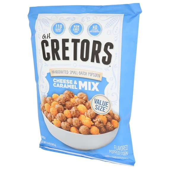 Gh Cretors - Popcorn Cheese & Caraml Mix - 14 Oz, Case of 6
