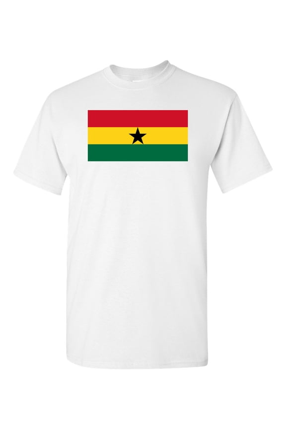 Ghana Country Flag Adult DT T-Shirt Tee