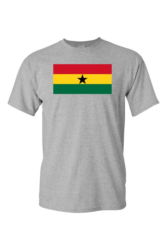 Ghana Country Flag Adult DT T-Shirt Tee
