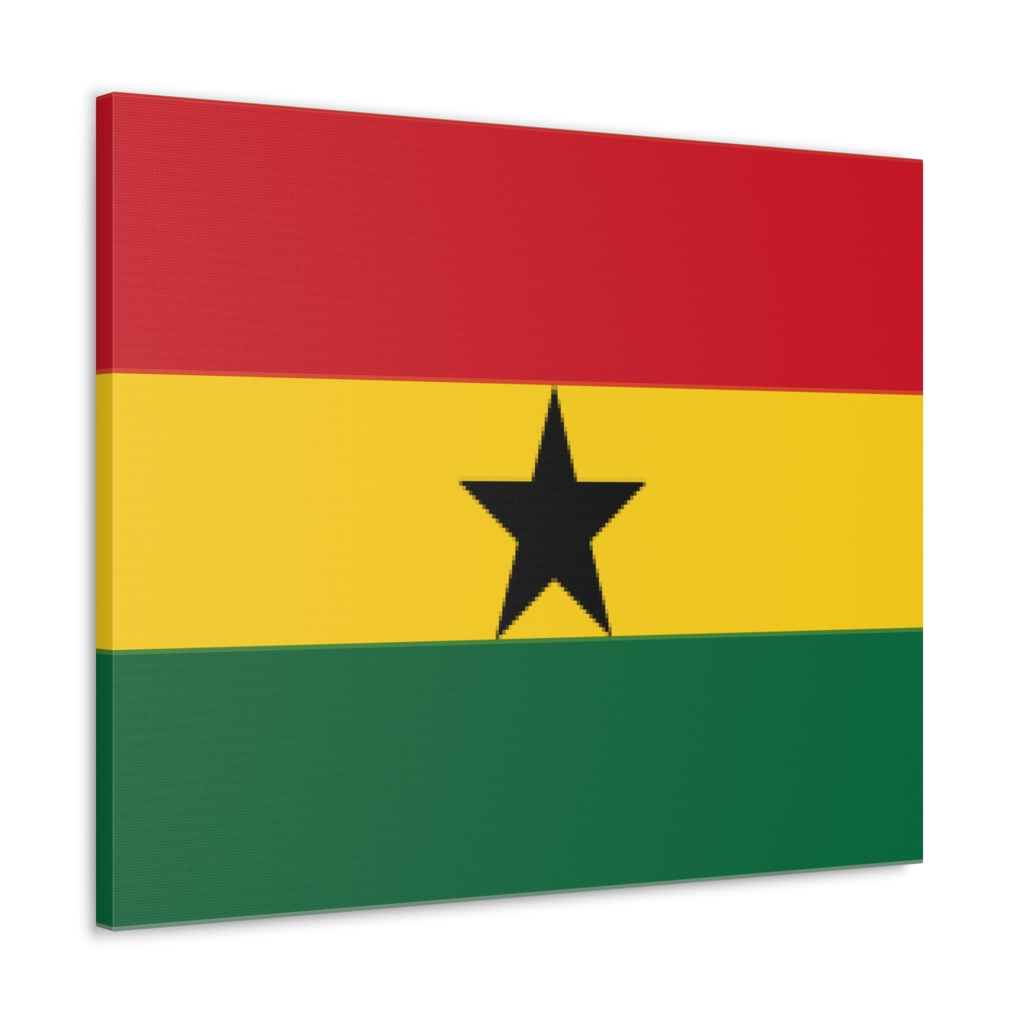 Ghana Country Flag Canvas Vibrant Wall Art Unframed Home Decor