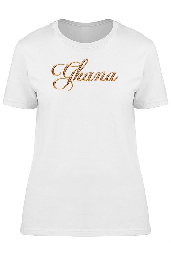 Ghana Country Travel Lovers T-Shirt Women -Image by Shutterstock, Female Medium