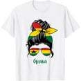 thumbnail image 1 of Ghana Girl Ghanaian girl Ghana woman flag T-Shirt mens t shirt，white，women，funny，misfits，men，journey，t-shirt, 1 of 4