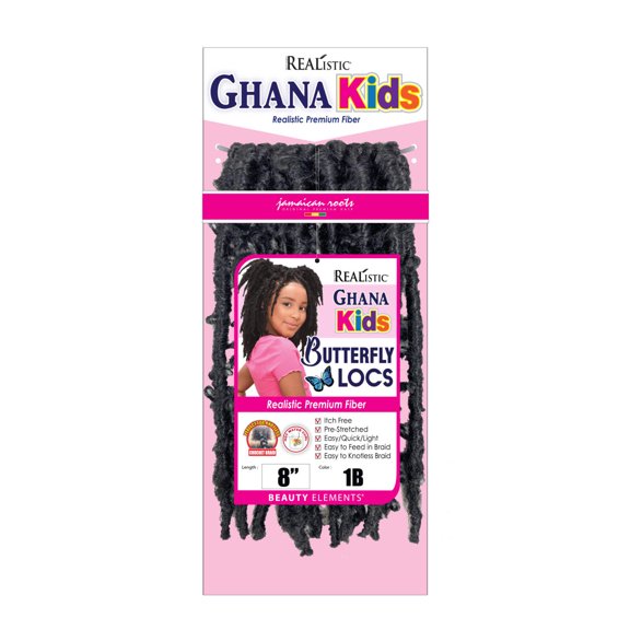 Ghana Kids Butterfly Curly Ends 10"