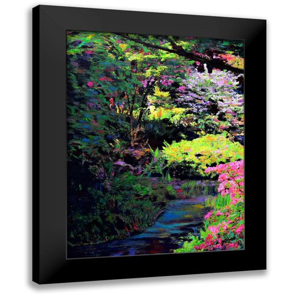 Ghanooni, Sarah 12x14 Black Modern Framed Museum Art Print Titled - Cascade