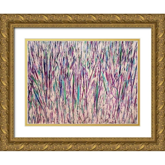 Ghanooni, Sarah 14x12 Gold Ornate Wood Framed with Double Matting Museum Art Print Titled - In the Jungle