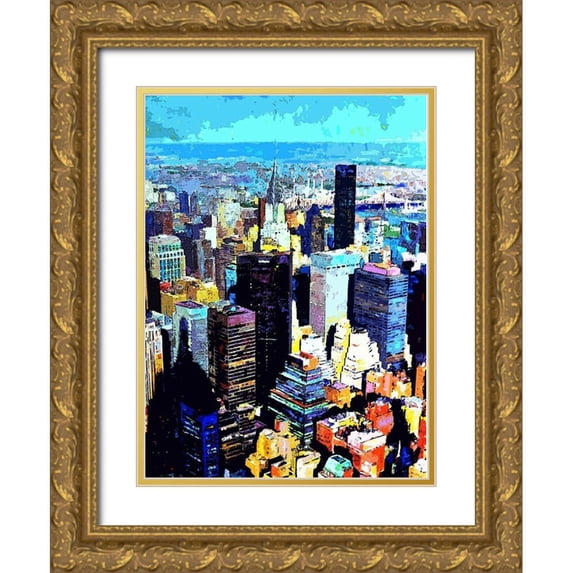 Ghanooni, Sarah 14x18 Gold Ornate Wood Framed with Double Matting Museum Art Print Titled - Empire View II