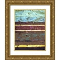 thumbnail image 1 of Ghanooni, Sarah 15x18 Gold Ornate Wood Framed with Double Matting Museum Art Print Titled - Urban Wall, 1 of 4