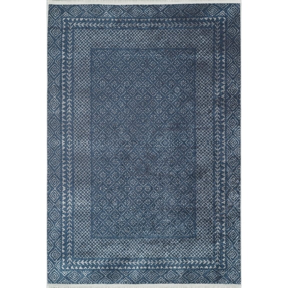 GhaziKhan Mink Framed Polyester Area Rugs for Living Room Washable Rugs Boho Moroccan Area Rug Soft Geometric Bohemian Carpet Distressed Indoor Rug for Bedroom Dining Room Office Nonslip Rug