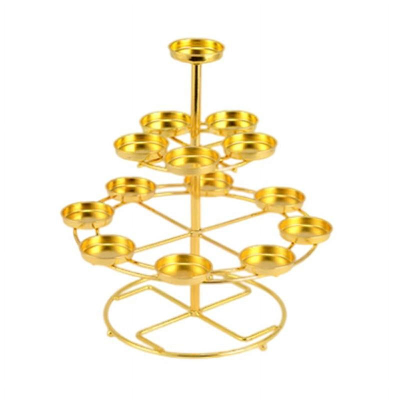 Ghee Lamp Holder Three Layers Buddhist Altar Supplies Temples Butter Lamp Holder