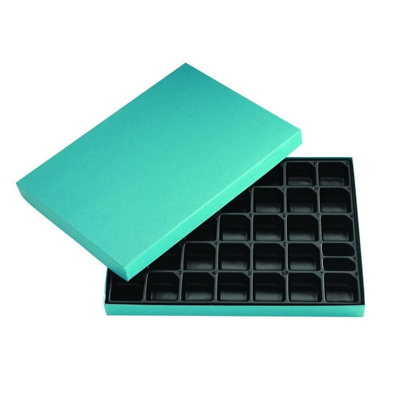 S-1 Message Board Letters Storage Box - Lift-off Closure - Cardboard - Blue - For Letter - 1 Each