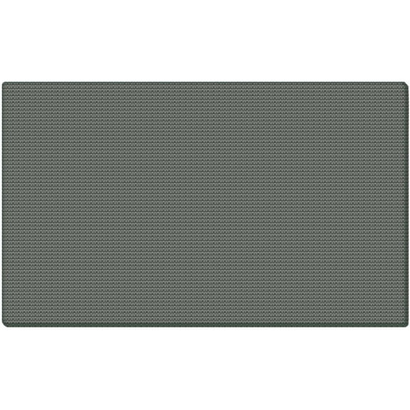 Ghent® Fabric Bulletin Board with Wrapped Edge, 46-1/2"W x 36"H, Gray