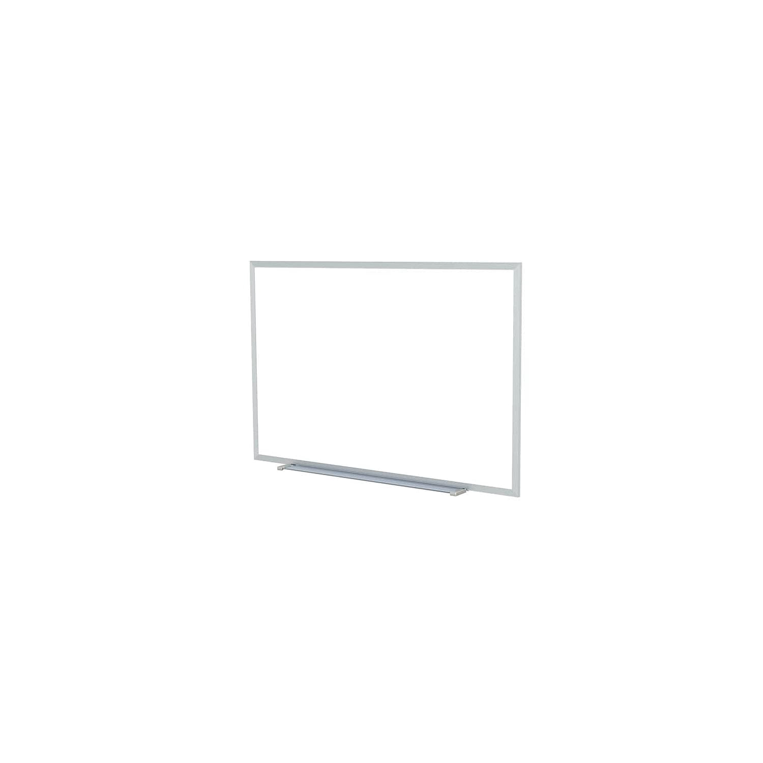 Ghent 36.5" x 60.5" Silver Aluminum Frame Non-Magnetic Whiteboard
