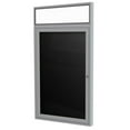 thumbnail image 1 of Ghent 36"x30" 1D Slv Aluminum Lit Headliner Fabric Letterboard Black, 1 of 4