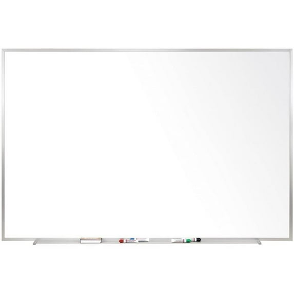 Ghent 48.5" x 120.5" Aluminum Fr. Ceramic Mag Whiteboard