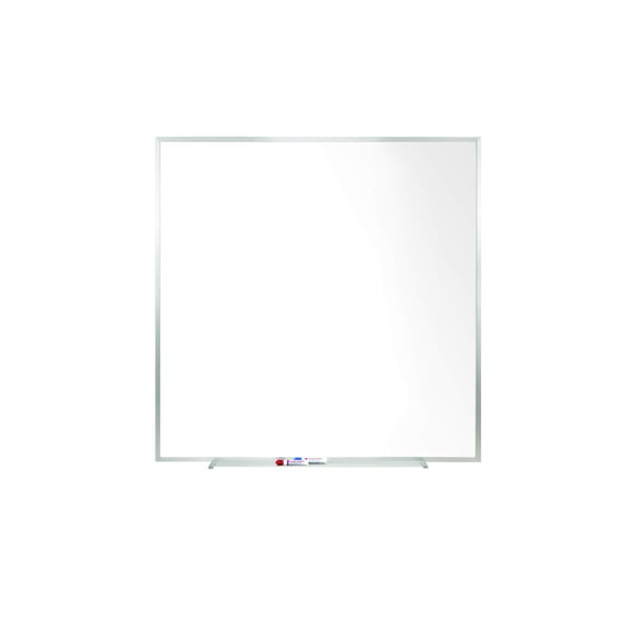 Ghent 48.5" x 48.5" Aluminum Fr. Ceramic Mag Whiteboard