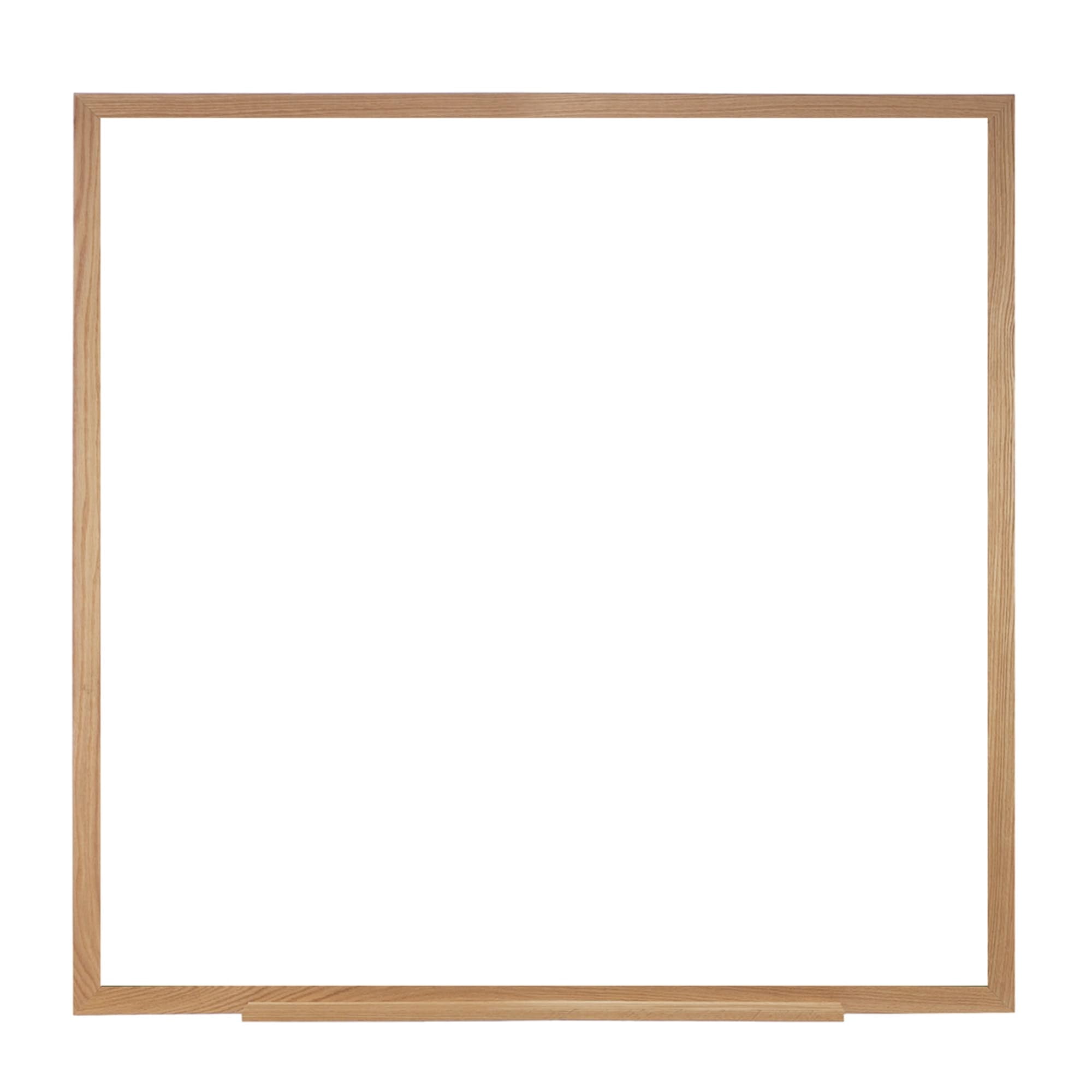 Ghent 48.5" x 48.5" Wood Frame Non-Magnetic Whiteboard