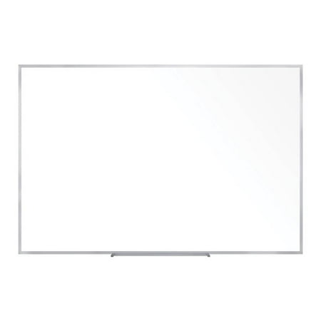 Ghent 48.5" x 96.5" Silver Aluminum Frame Non-Magnetic Whiteboard