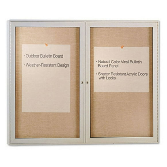 Enclosed Bulletin Board Outdoor Use