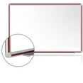 thumbnail image 1 of Ghent 48"x72" Aluminum Frame Ceramic Magnetic Whiteboard - Cherry Trim, 1 of 4