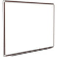 thumbnail image 1 of Ghent 48"x72" Aluminum Frame Ceramic Magnetic Whiteboard - Mahog. Trim, 1 of 3