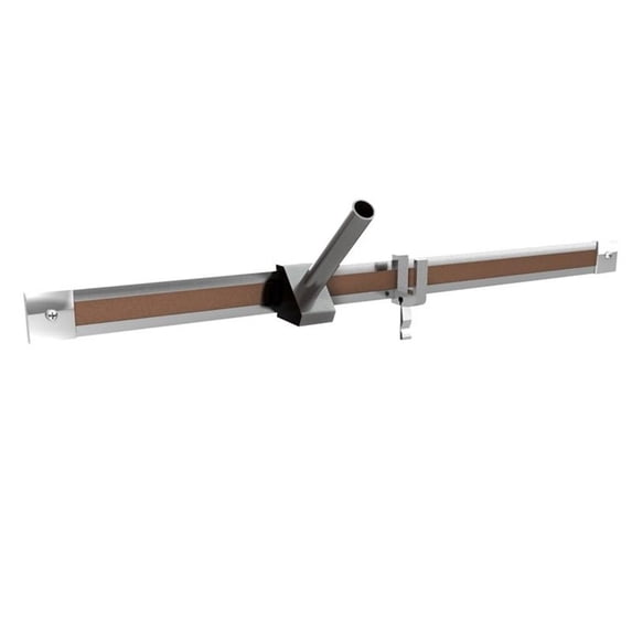 Ghent MR8-6 8 ft. Length Aluminum 1 in. Maprail with Corkinsert - 6 Per Carton