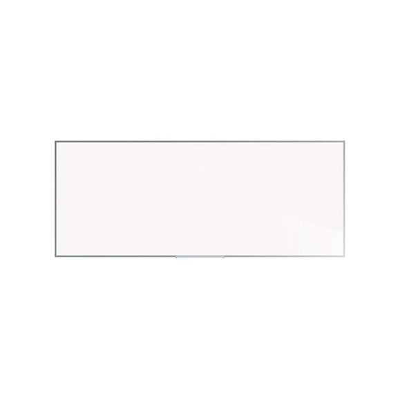 Ghent Manufacturing GHEM241042P M2 Non-Magnetic Whiteboard with Aluminum Frame, 120.75 x 48.5 in., White Surface, Satin Aluminum Frame