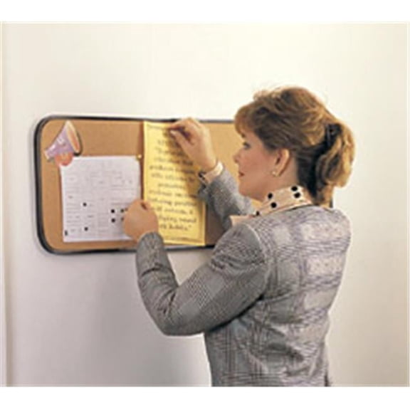 Ghent  Bulletin Board - Natural Tan Cork - 18in. x 24in.