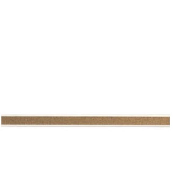 Ghent MR8-1 8 ft. Length Aluminum 1 in. Maprail with Corkinsert - 1 Per Carton