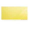 thumbnail image 1 of Ghent Manufacturing ARIASN23YW Aria 2 x 3 ft. Low Profile 0.25 in. Horizontal Yellow Glassboard with 4 Markers & Eraser, 1 of 1