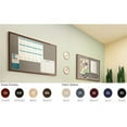 thumbnail image 1 of Ghent Manufacturing IMM44WNF93 47.75 x 47.75 in. Impression Modern Frame Blue Fabric Bulletin Board, Walnut, 1 of 1