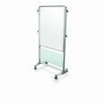 thumbnail image 1 of Ghent Manufacturing NEX203ME-FR 76.12 x 40.37 in. Nexus Easel Double-Sided Mobile Porcelain Magnetic Whiteboard with Frosted Acrylic Panel, 1 of 2