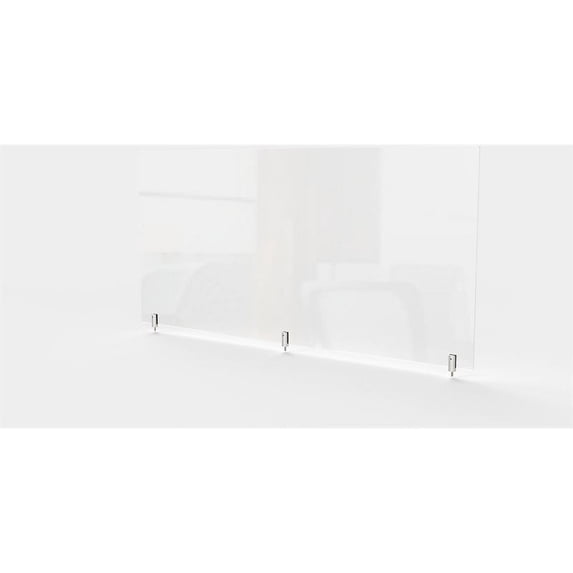 Ghent Screw 30" x 59" Acrylic Non-tackable Panel Extender Clear (PEC3059-H)