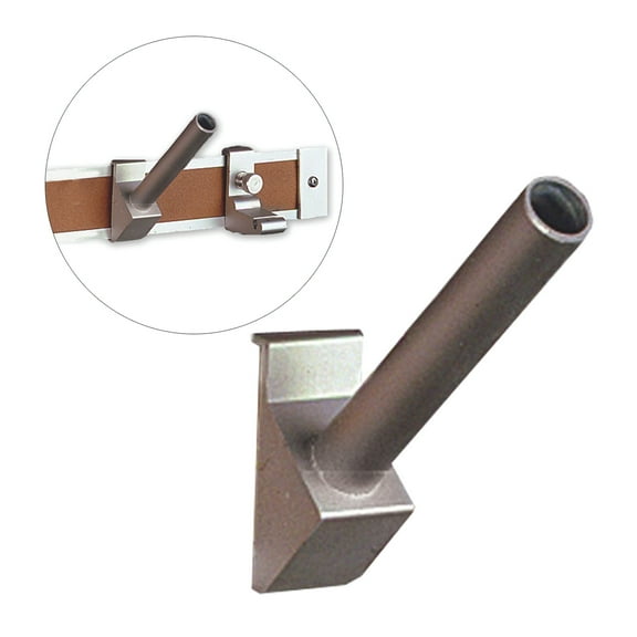 Ghent's Aluminum 1" Maprail Flag Holder in Satin Silver