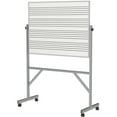 thumbnail image 1 of Ghent's Ceramic 3' H x 4' W Reversible Mag. Plain & Music Staff Whiteboard, 1 of 4