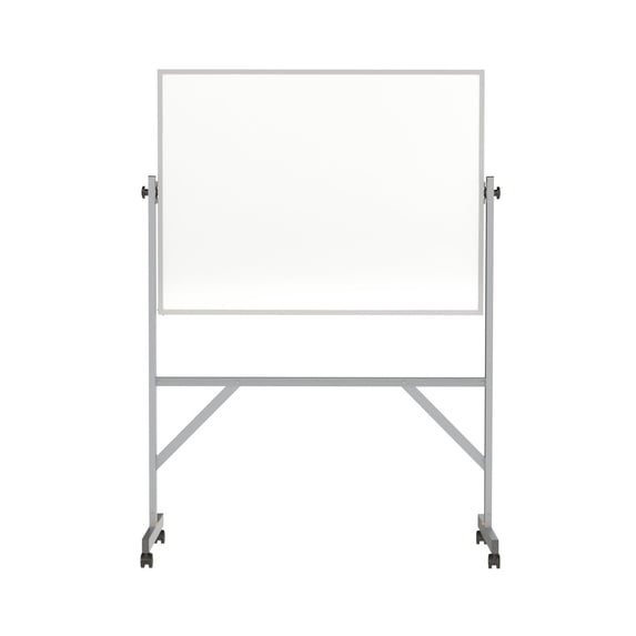 Ghent's Vinyl 3' H x 4' W Reversible Non-Mag. Whiteboard in White