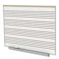 thumbnail image 1 of Ghent's Ceramic 4' x 8' A2M Mag. Music Staff Whiteboard Set in White, 1 of 1