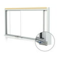 thumbnail image 1 of Ghent's Ceramic 48" x 144" Mag. 28G Whiteboard with Sliding Panel in White, 1 of 5