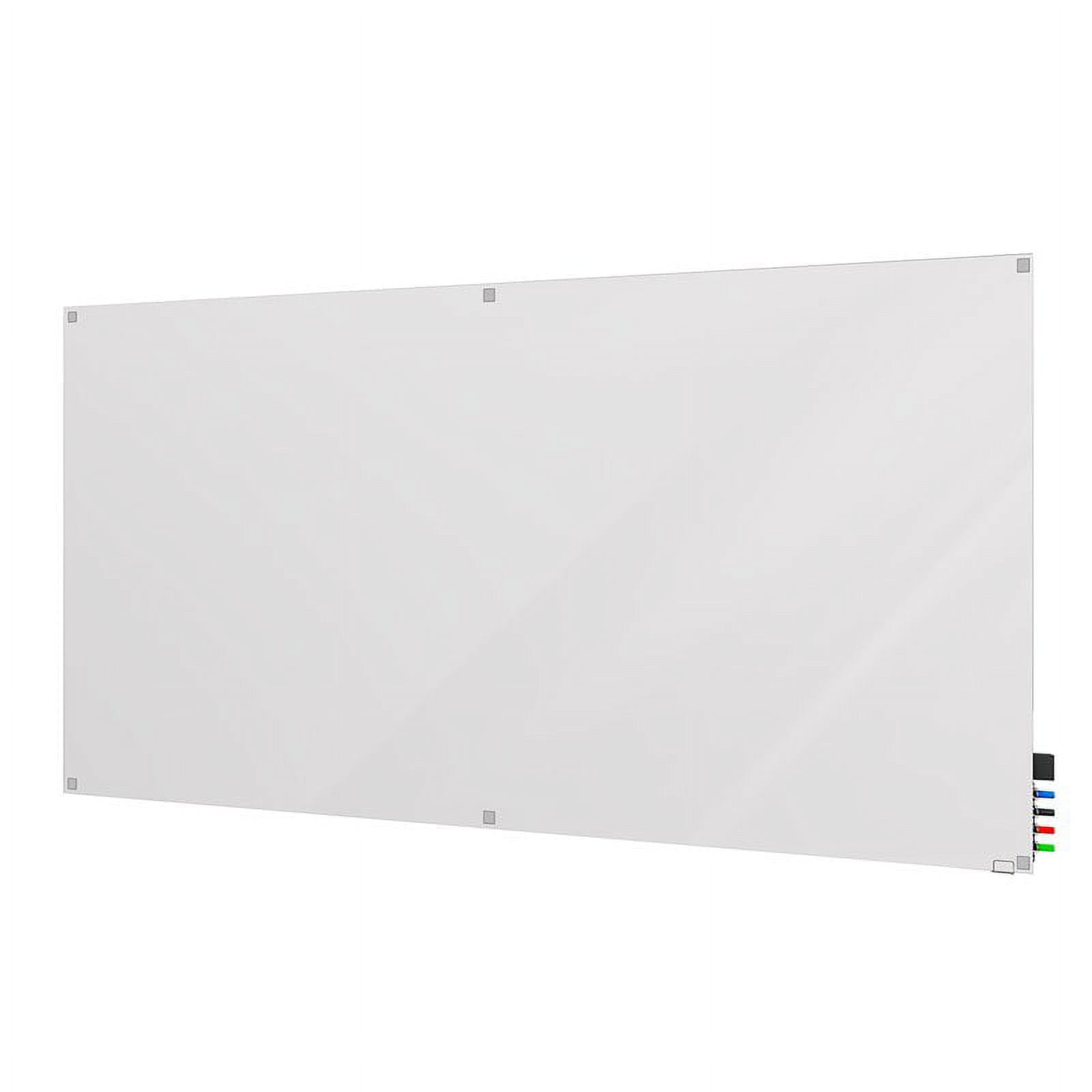 Audio-Visual Direct White Glass Dry-Erase Board -24 x 36