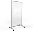thumbnail image 1 of Ghent's Glass 74" x 38" Mobile Divider in Clear, 1 of 4