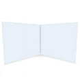 thumbnail image 1 of Ghent's Plastic 24" x 24" 2 Sided Clear Desktop Divider (24"D) in Clear, 1 of 3