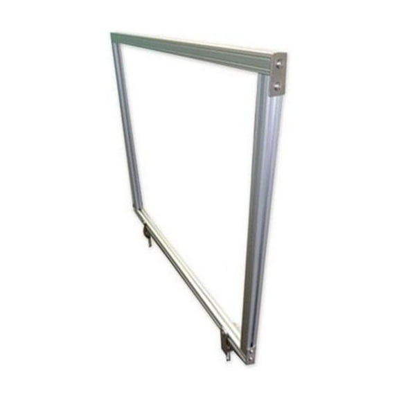 Ghent's Plastic 24" x 29" Attachable Frosted Desktop Divider in Frosted White