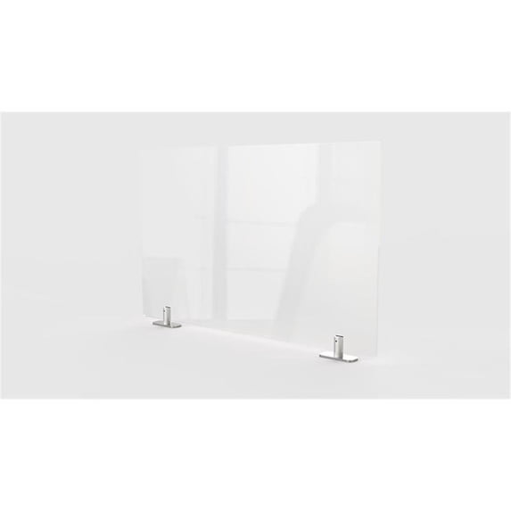 Ghent's Plastic 24" x 29" Partition Extender with Tape in Clear