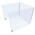 thumbnail image 1 of Ghent's Plastic 24" x 48" 3 Sided Clear Desktop Divider (24"D) in Clear, 1 of 3