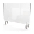 thumbnail image 1 of Ghent's Plastic 30" x 42" Partition Extender with Attached Clamp in Clear, 1 of 4