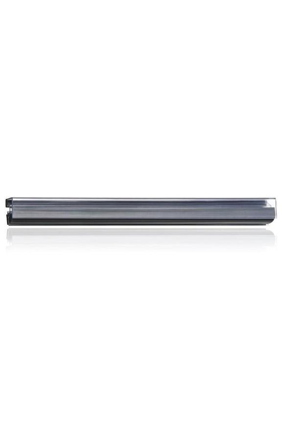 's Plastic 36" Hold Up Display Rail 6 Pack in Clear & Gray
