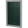 thumbnail image 1 of Ghent's Vinyl 24" x 18" 1 Door Enclosed Bulletin Board in Black, 1 of 4